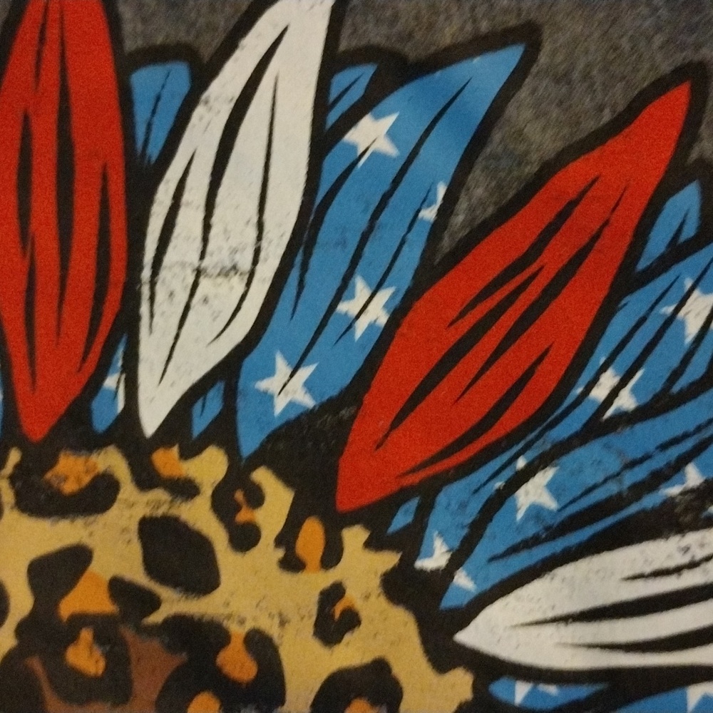 Patriotic Sunflower Tshirt - Picture 4 of 8